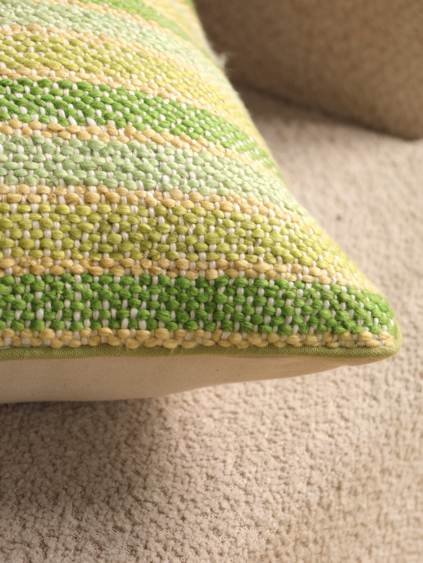 Striped Handwoven Cushion cover