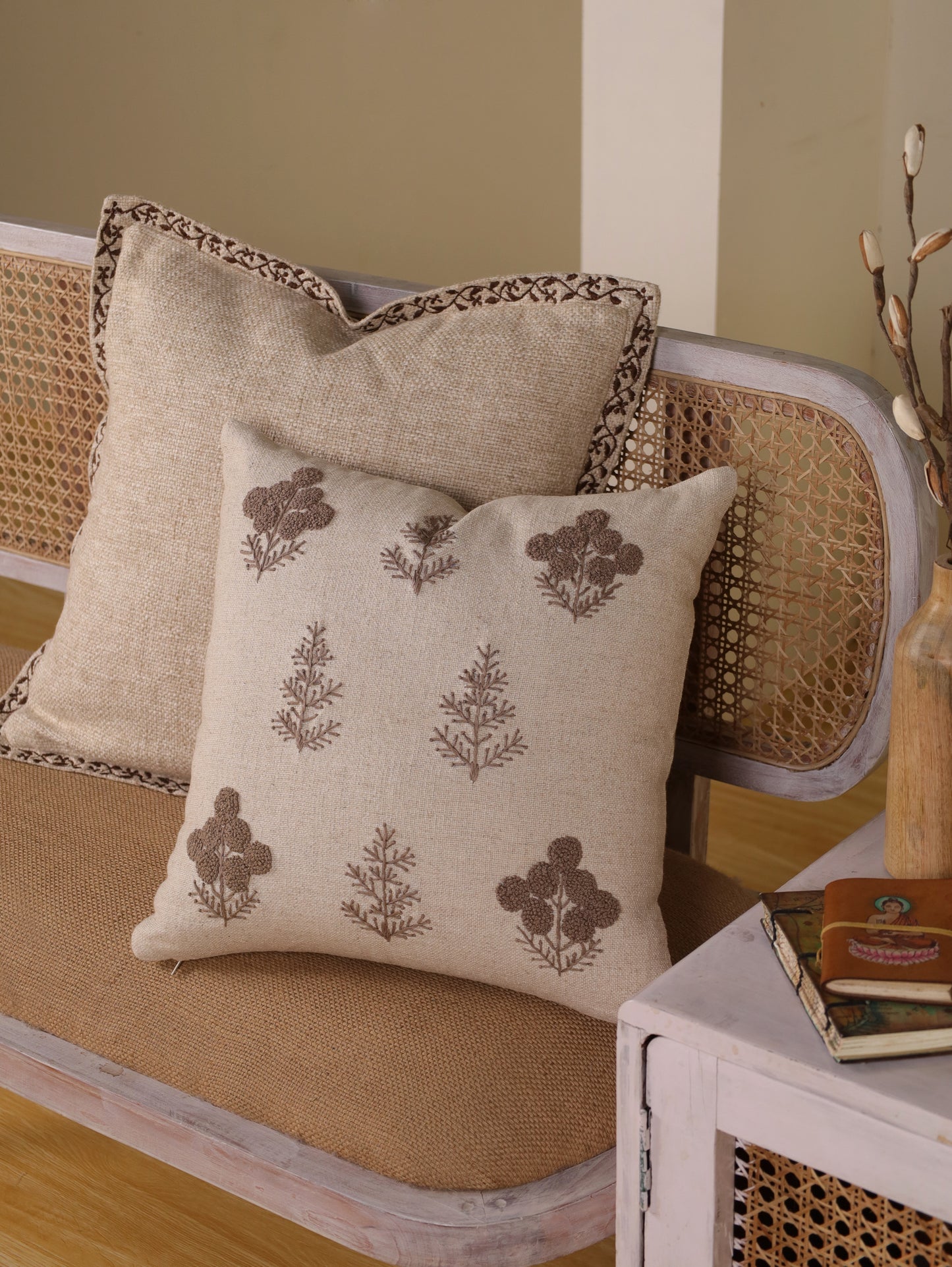 Hand Embroidred Cushion Cover