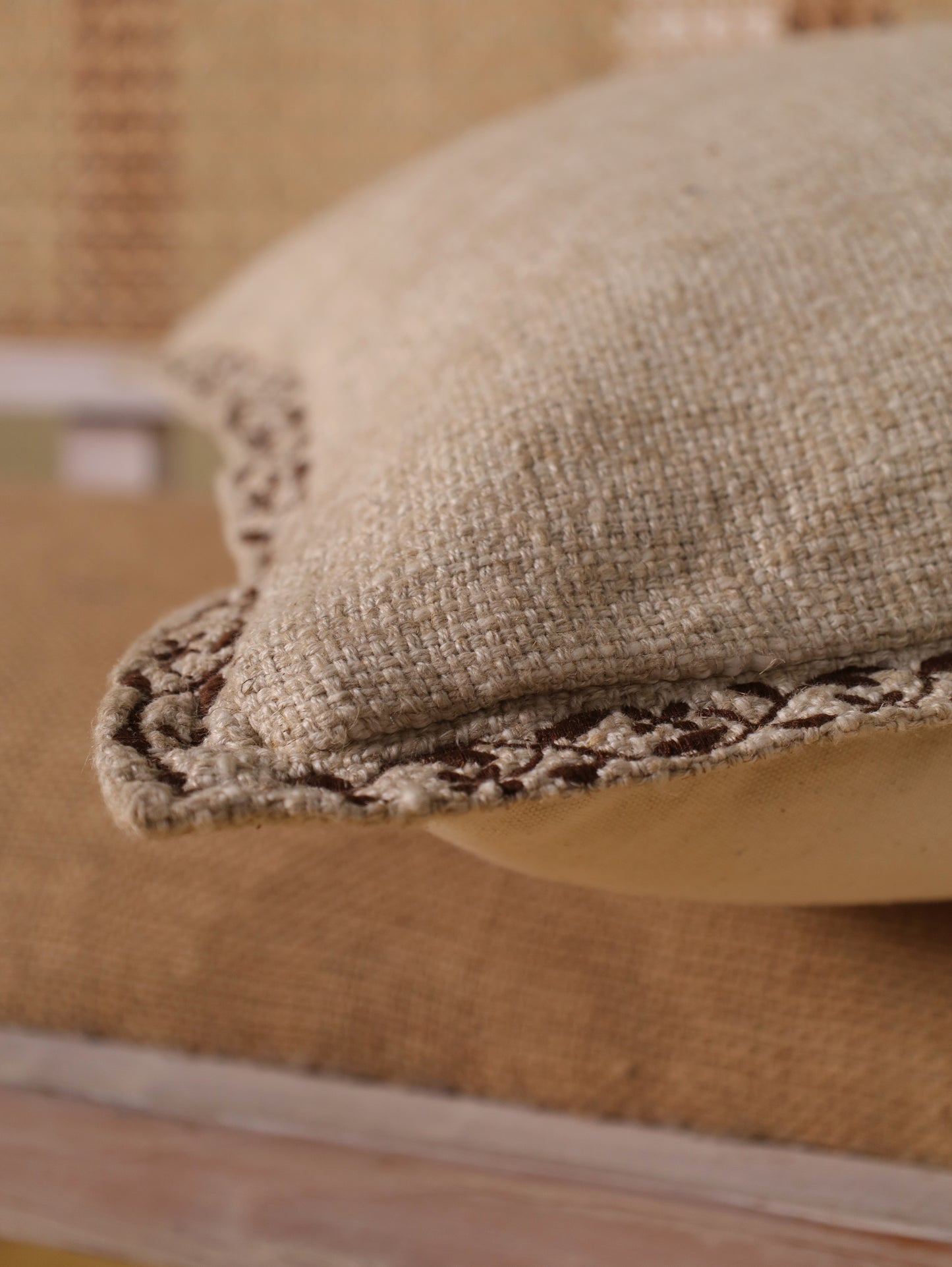 Hand Embroidred Cushion Cover