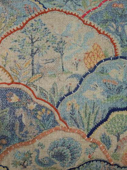 Boho Embroidered Cushion Cover