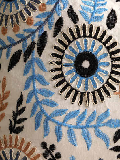 Boho Embroidered Cushion Cover