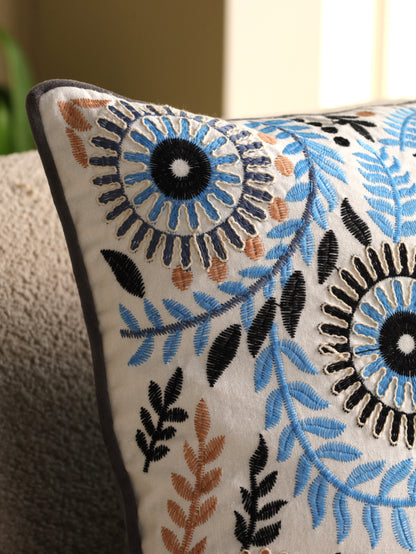 Boho Embroidered Cushion Cover