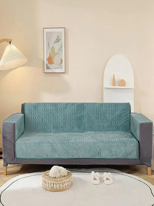 Premium Cotton Sofa Cover Set for 2 Seater Sofa Soft Touching Cover for Couch Flexible Stretch Sofa Slipcovers with Arm Rest