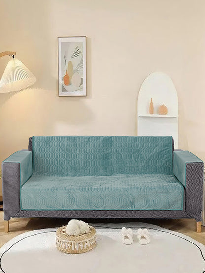 Premium Cotton Sofa Cover Set for 2 Seater Sofa Soft Touching Cover for Couch Flexible Stretch Sofa Slipcovers with Arm Rest