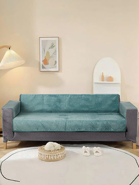 Premium Cotton Sofa Cover Set for 3 Seater Sofa Soft Touching Cover for Couch Flexible Stretch Sofa Slipcovers with Arm Rest