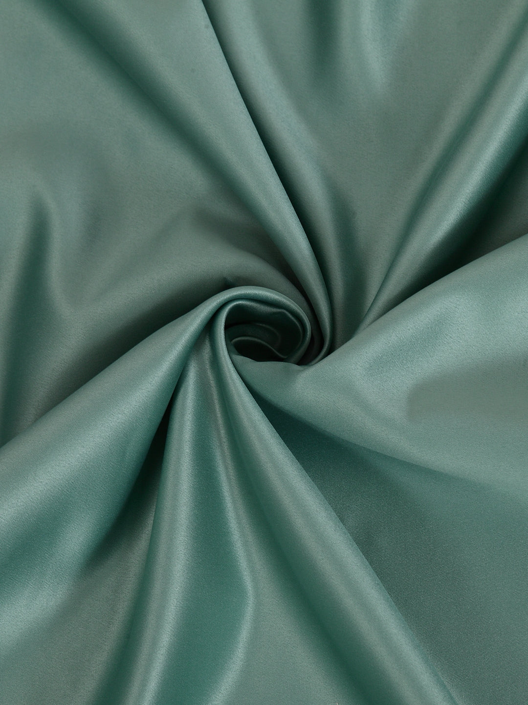 Eyda Sea Green Color Premium Semi Blackout Long Door Curtain- 1 Pc