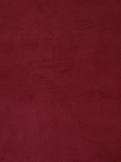 Eyda Premium Velvet Maroon Color Eyelet Door Curtain- 1 Pc