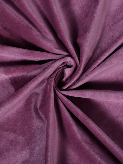 Eyda Premium Velvet Purple Color Eyelet Door Curtain- 1 Pc