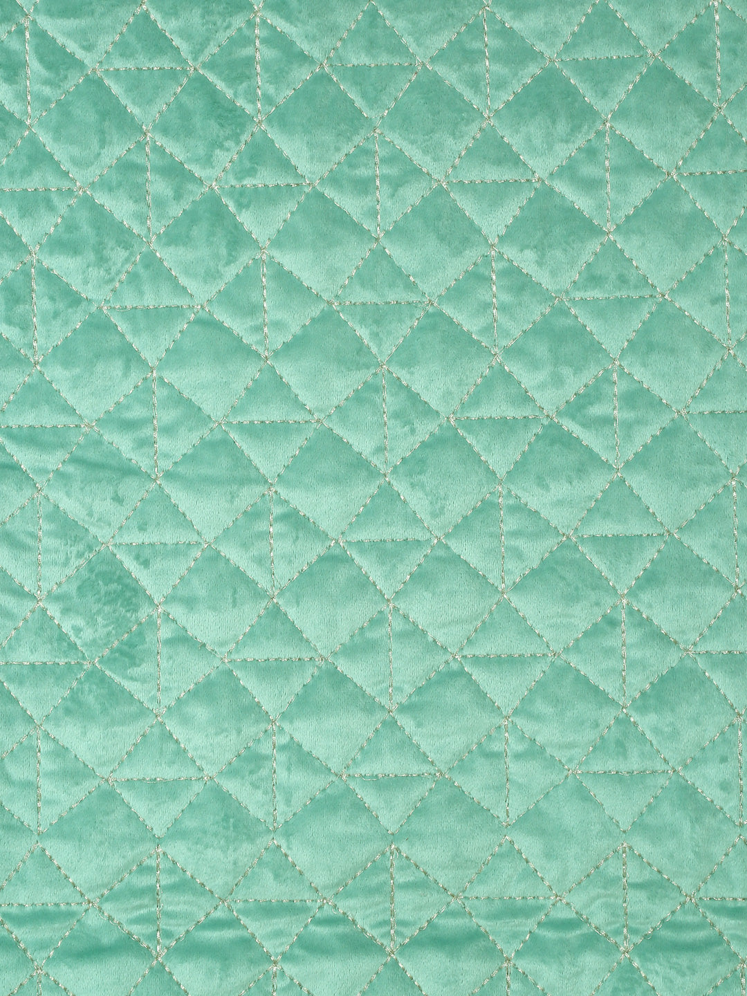 Eyda Mint Green Color Quilted Table Runner