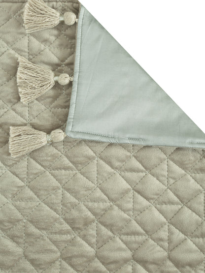 Eyda Off White Color Quilted Table Runner