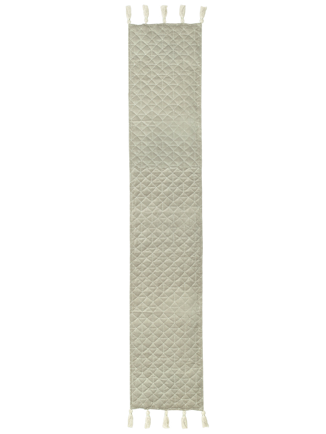 Eyda Off White Color Quilted Table Runner