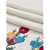 Embroidered Cotton Table Runner