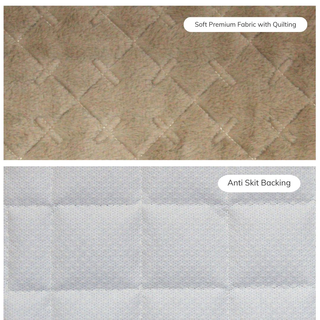 Premium Quilted Sofa Cover – Soft & Stylish Furniture Protector (2 Seater)