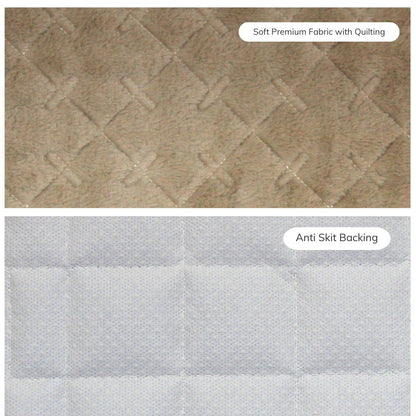Premium Quilted Sofa Cover – Soft & Stylish Furniture Protector (2 Seater)