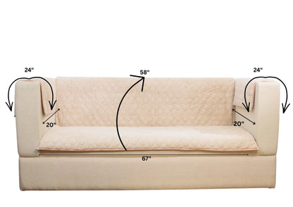 Premium Quilted Sofa Cover – Soft & Stylish Furniture Protector (3 Seater)
