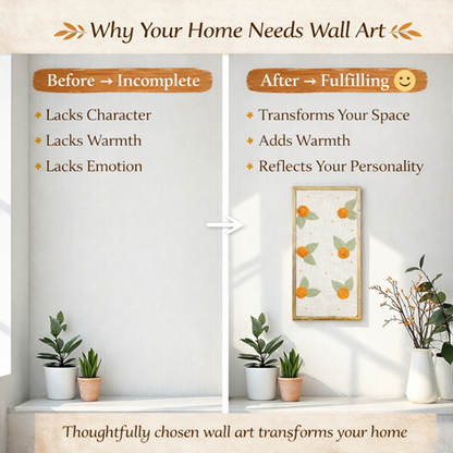 Handcrafted Marigold Embroidered Wall Art | Floral Textile Wall Hanging for Living Room & Bedroom