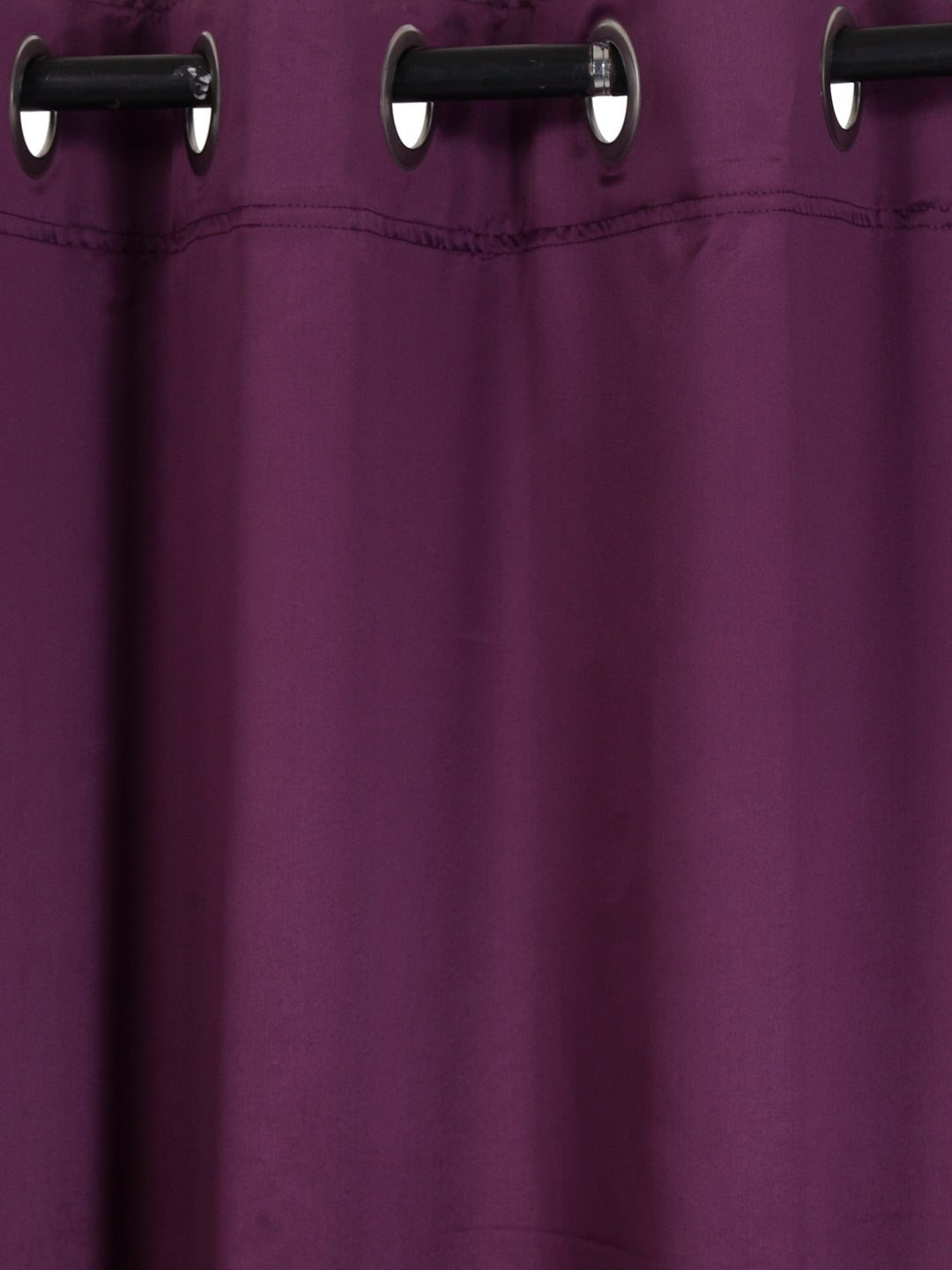 Eyda Purple Color Premium Semi Blackout Window Curtain- 1 Pc