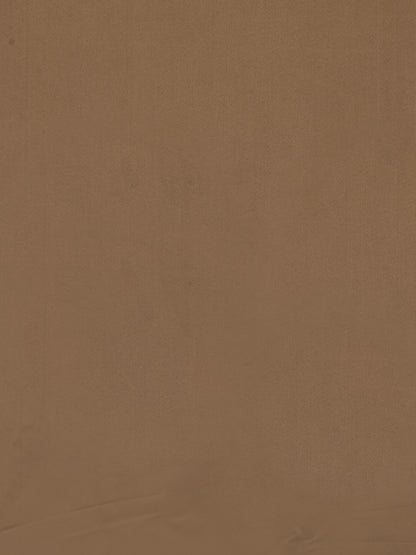 Eyda Brown Color Premium Semi Blackout Window Curtain- 1 Pc