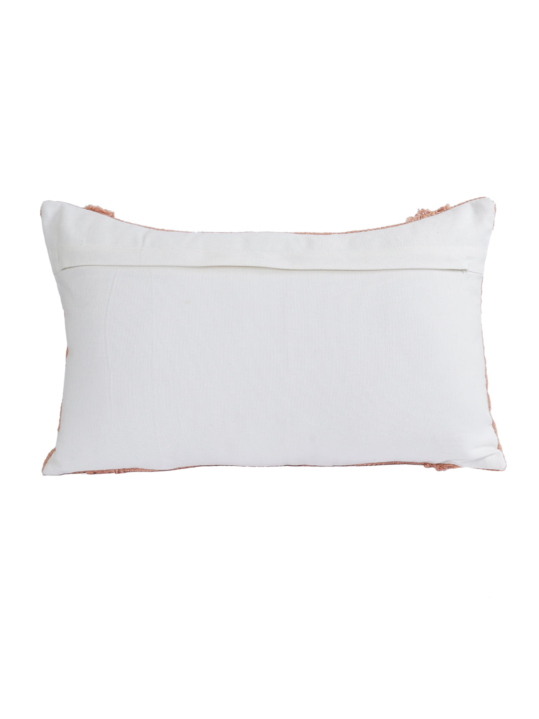 Eyda Set of 2 Cotton Peach Cushion Cover 12x20 inch