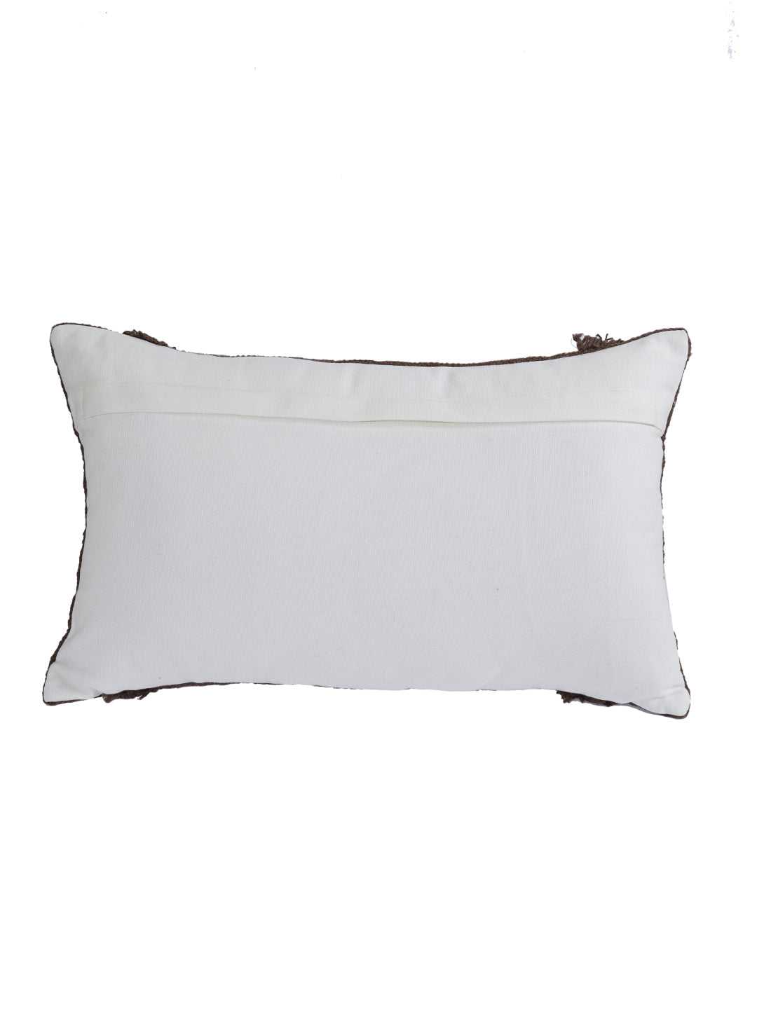 Eyda Set of 2 Cotton Brown Cushion Cover 12x20 inch