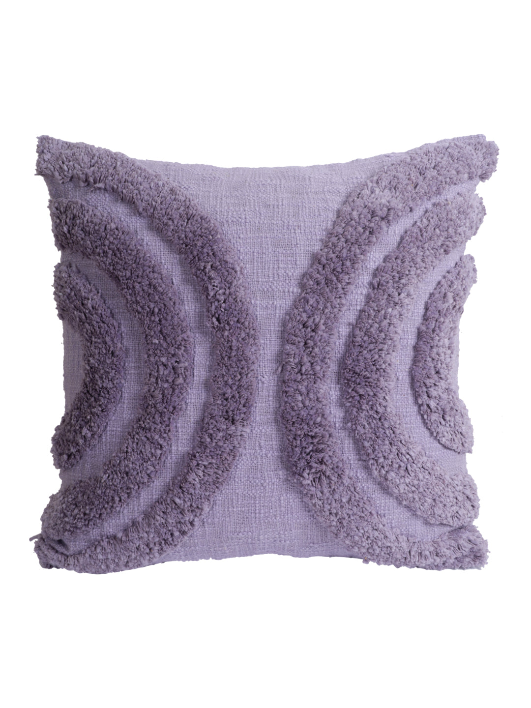 Eyda Set of 2 Cotton Purple Cushion Cover 18x18 inch