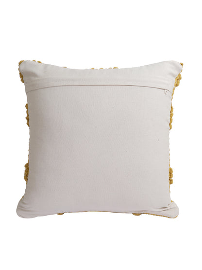 Eyda Set of 2 Cotton Yellow Cushion Cover 18x18 inch