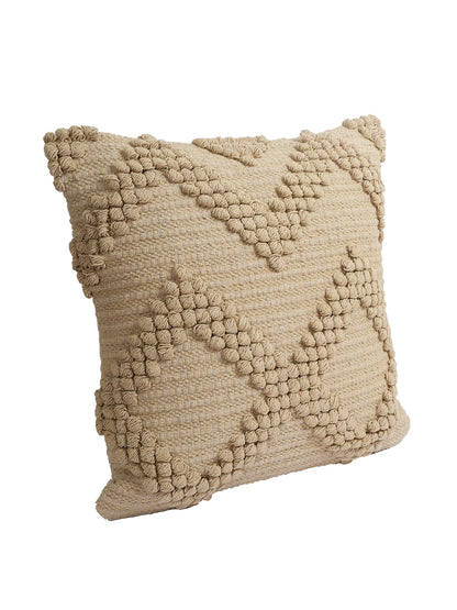 Eyda Set of 2 Cotton Beige Cushion Cover 18x18 inch