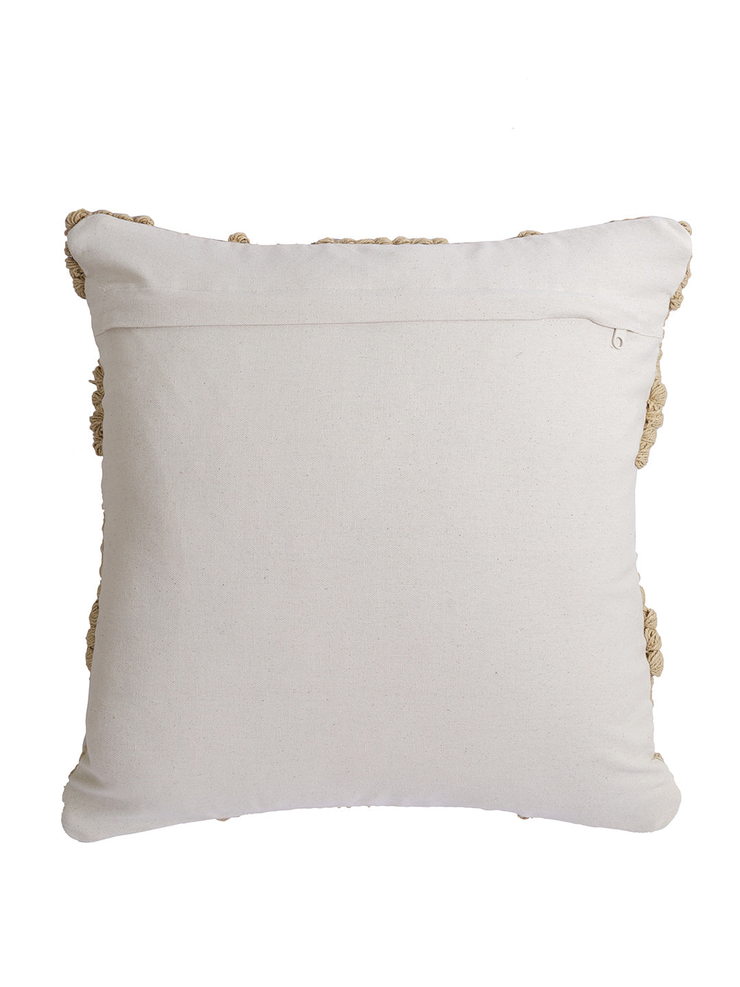 Eyda Set of 2 Cotton Beige Cushion Cover 18x18 inch