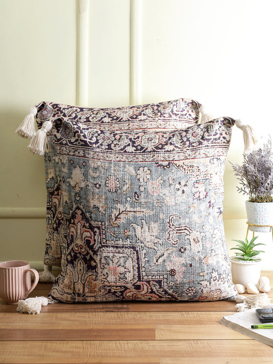 Eyda Set of 2 Cotton Multi Colored Cushion Cover 20x20 inch