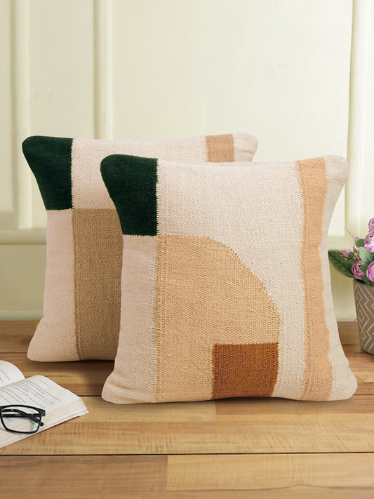 Eyda Set of 2 Cotton Multi Cushion Cover 18x18 inch