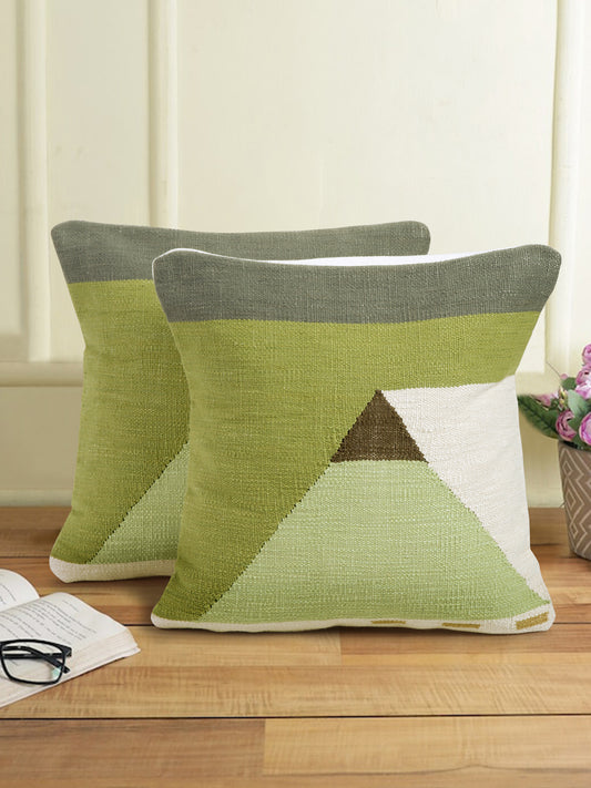 Eyda Set of 2 Cotton Multi Cushion Cover 18x18 inch