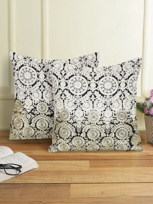 Eyda Set of 2 Embroidered Cushion Covers