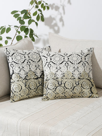 Eyda Set of 2 Embroidered Cushion Covers