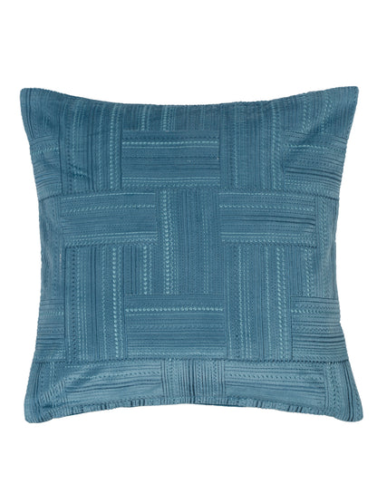 Eyda Blue Velvet Cushion covers set of 2