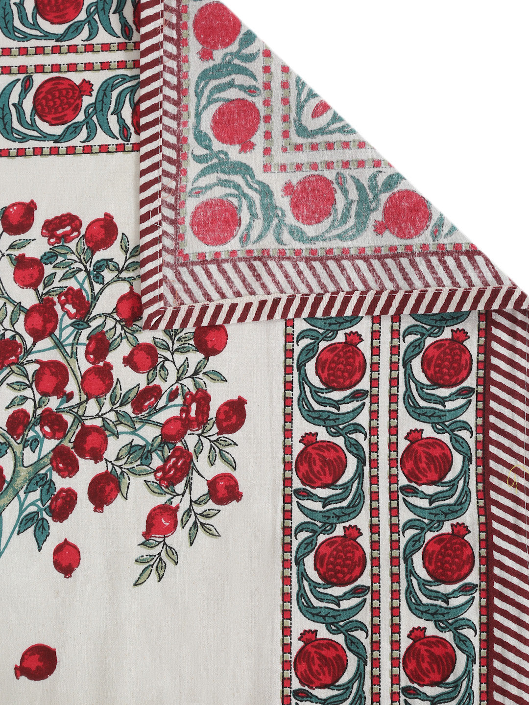 Multi Colour Floral Print Cotton King Bed sheet with 2 Pillow Covers