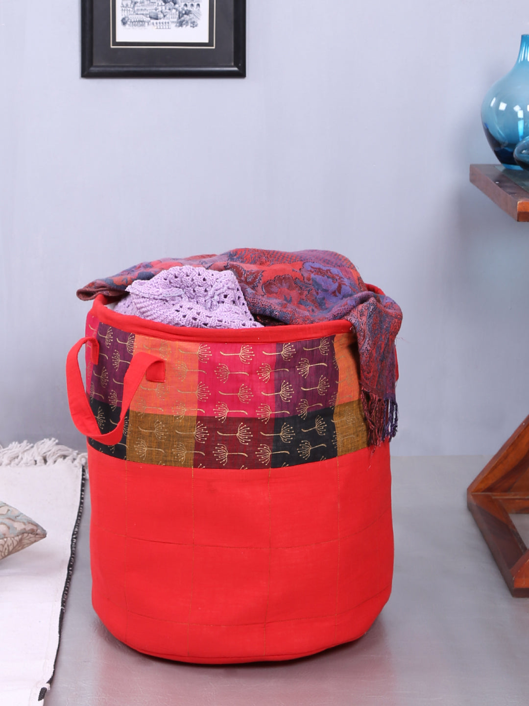 Rajasthan Décor Red Multipurpose Organiser