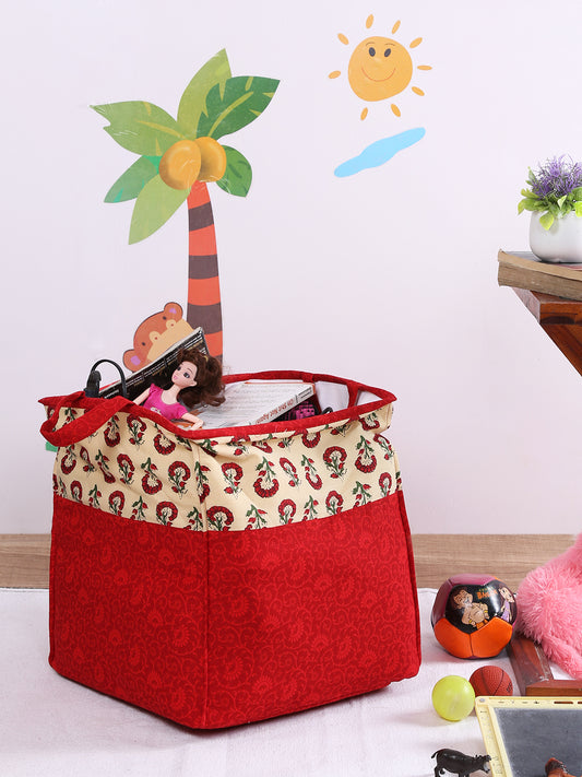Rajasthan Décor Red and Cream Multipurpose Organiser
