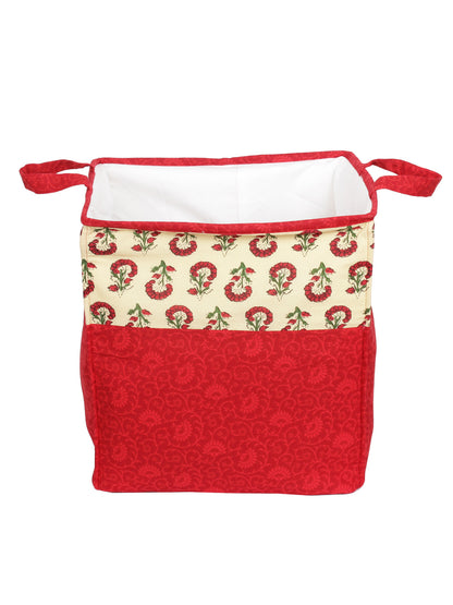 Rajasthan Décor Red and Cream Multipurpose Organiser
