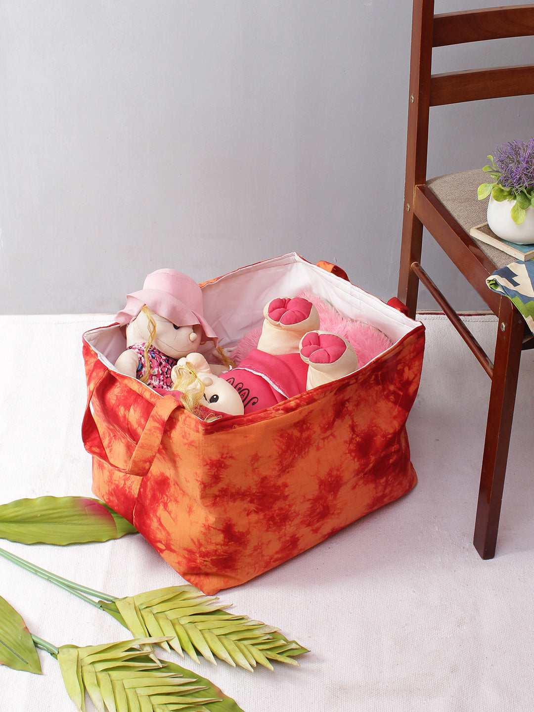 Rajasthan Décor Orange and Red Multipurpose Organiser
