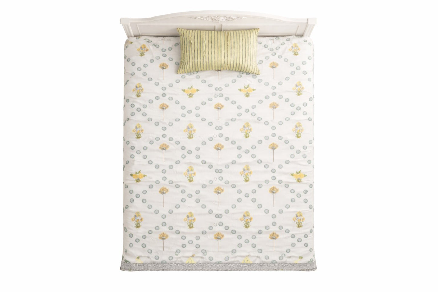 Jaipuri Floral Cotton Bedsheet with Pillow Covers