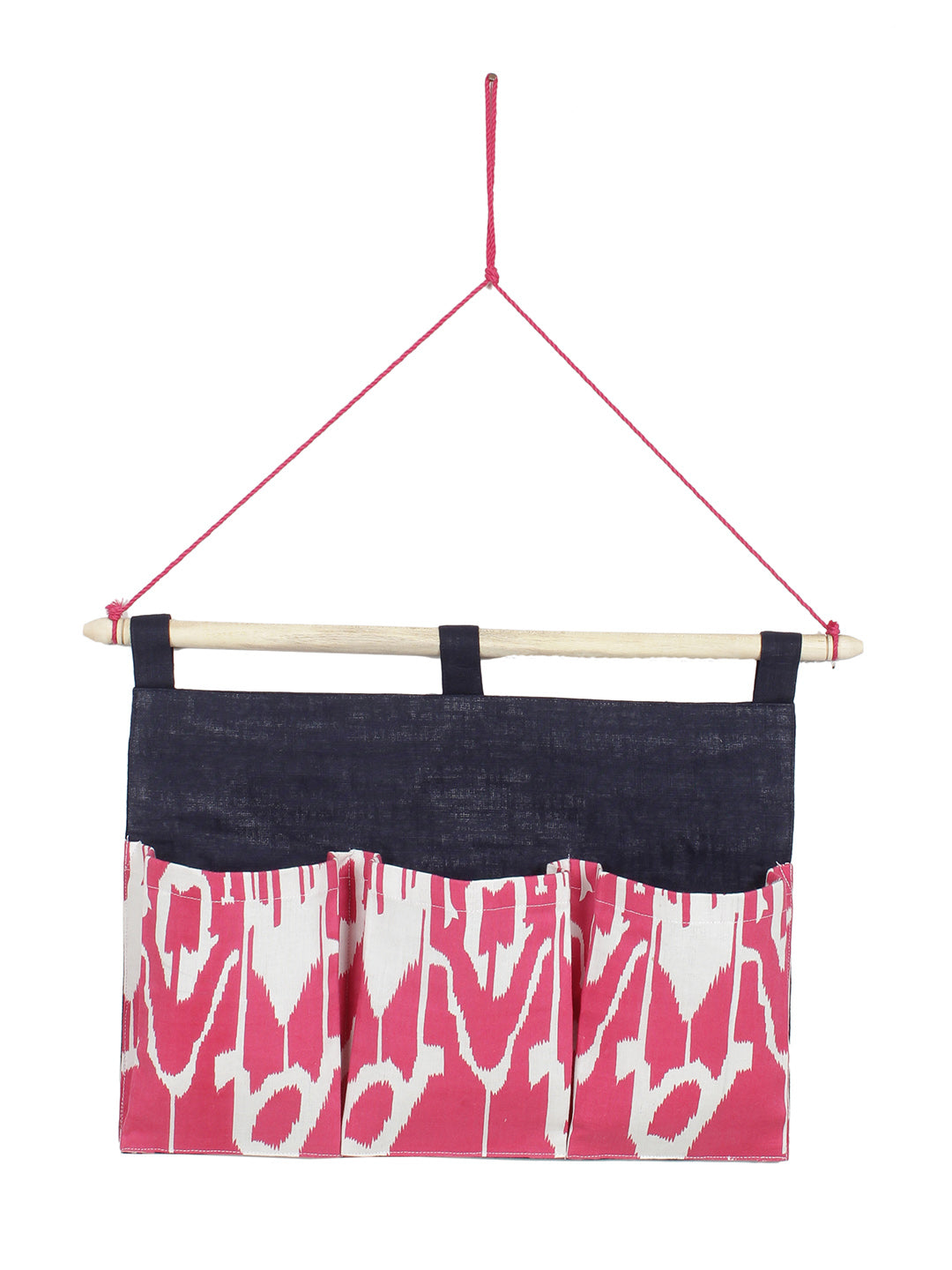 Rajasthan Décor Multipurpose 3 Pocket Wall Hanging Organizer I Space Saver
