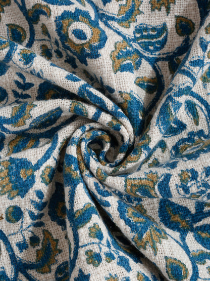 Rajasthan Decor 100% Cotton Hand Block Bed Spread with 2 Pillow Cover -  Multi Colour
