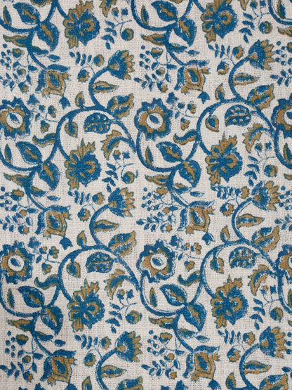 Rajasthan Decor 100% Cotton Hand Block Bed Spread with 2 Pillow Cover -  Multi Colour