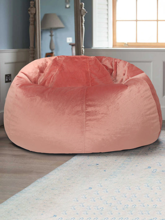 Pink Velvet Bean Bag Cover