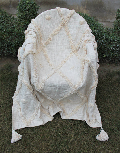 Home Décor Handmade Cotton Throw Blanket