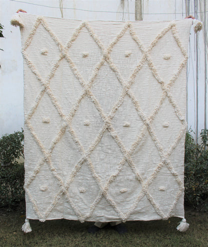 Home Décor Handmade Cotton Throw Blanket