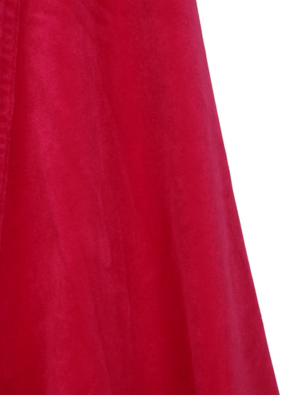 Fuchsia Solid Velvet XXL Bean Bag Cover