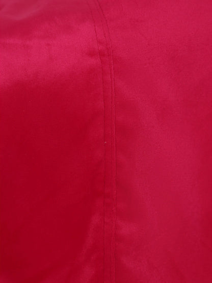 Fuchsia Solid Velvet XXL Bean Bag Cover