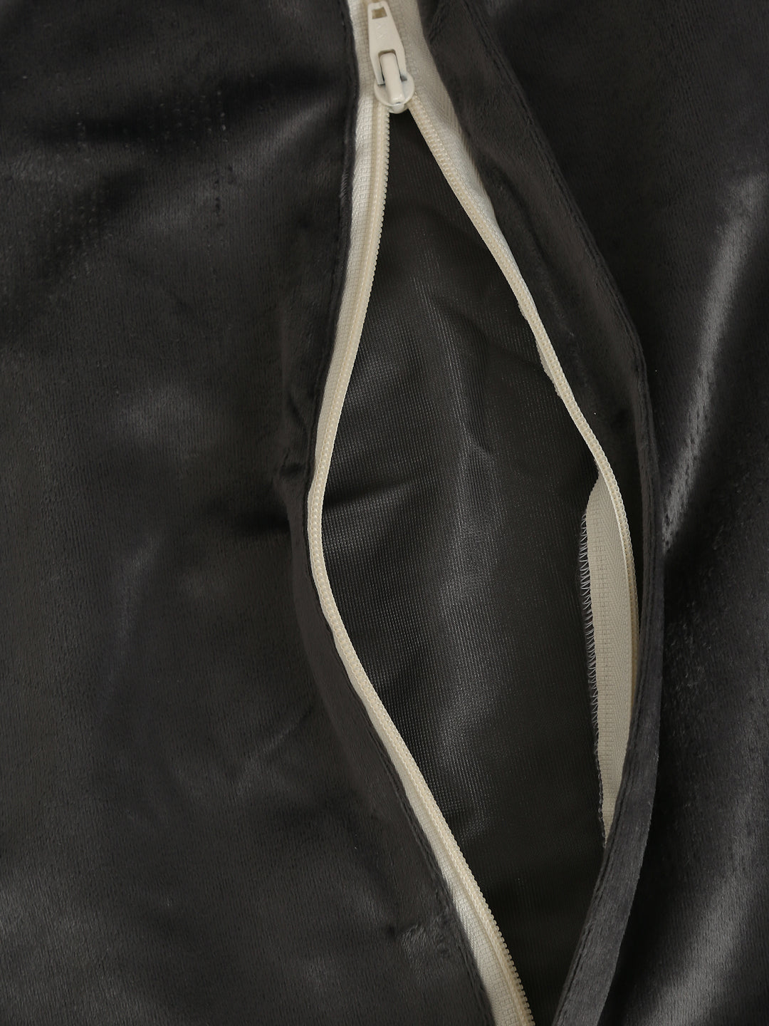 Grey Velvet Bean Bag Cover