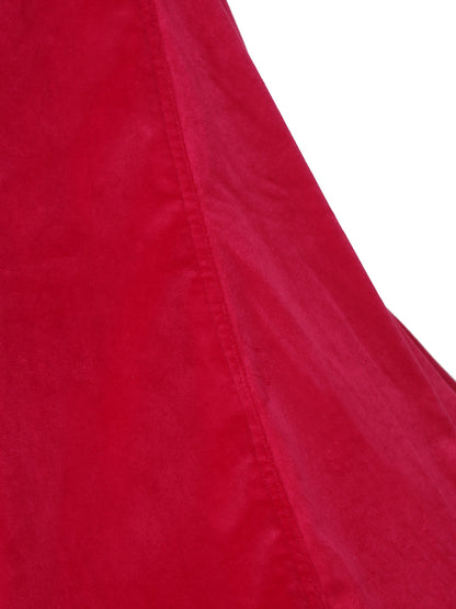 Fuchsia Solid Velvet XXL Bean Bag Cover